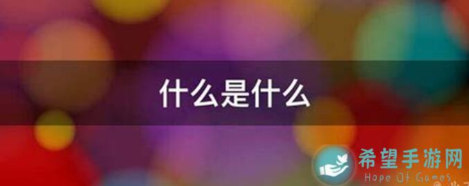 什么