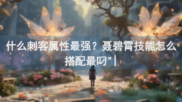 什么刺客属性最强？聂碧霄技能怎么搭配最叼"|