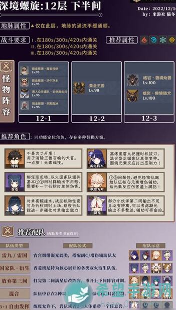 5个阵容轻松应对深境螺旋！原神V3.6版本深渊玩法攻略