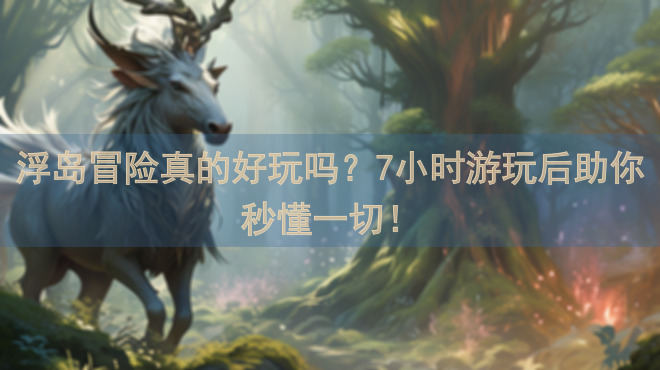 浮岛冒险真的好玩吗？7小时游玩后助你秒懂一切！